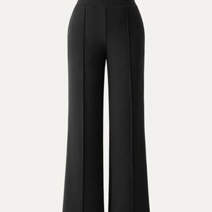 NWT OGL Women’s Tummy Warmer Pin-Tuck Pants Black XS Small Stretch 1712-1